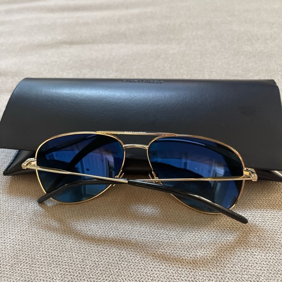 Saint Laurent Brown and Gold Sunglasses main image 5